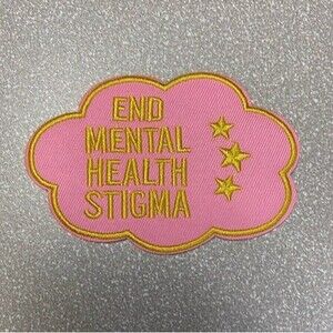 End Mental Health Stigma iron on patch